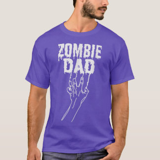 Zombie Dad Halloween Father Costume Volwassenen 69 T-shirt