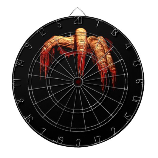 Zombie Dartboard Cool Halloween Zombie Darts Dartbord (Voorkant)