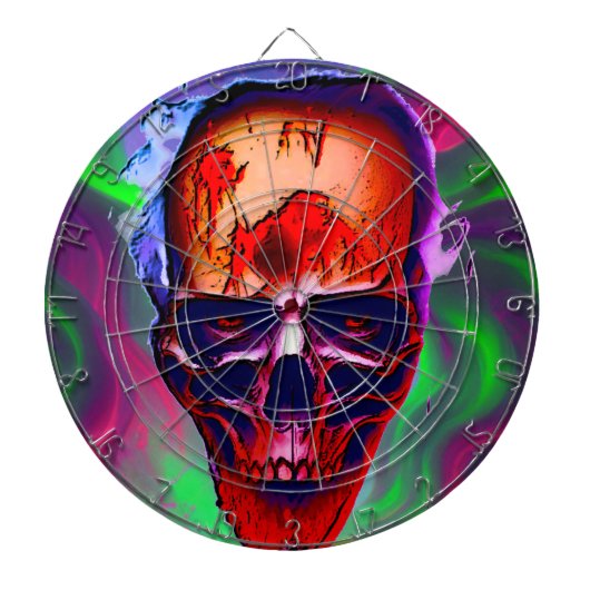 Zombie darts dartbord (Voorkant)