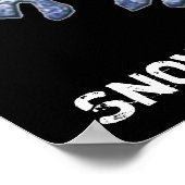 Zombie de flocon de neige ! Affiche (Coin)