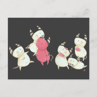 Zombie Devils - Little Devils art ipad case Briefkaart