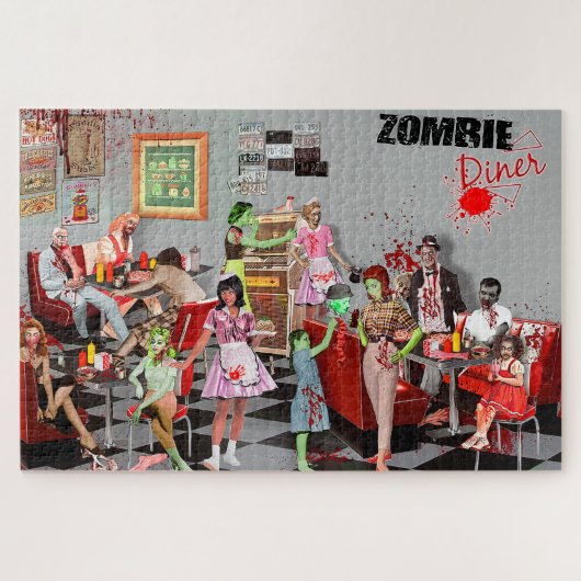 Zombie Diner Legpuzzel (Horizontaal)