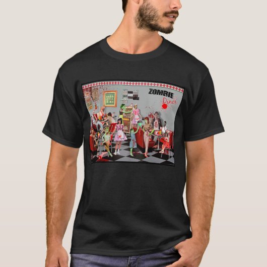 Zombie Diner T-shirt (Voorkant)