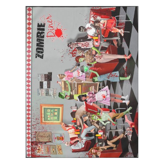  Zombie Diner Tafelkleed (Voorkant)