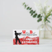 Zombie Disposal Visitekaartjes (Staand voorkant)