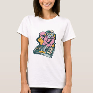 Zombie DJ-cadeau voor muzikant Meloman-liefhebbers T-shirt