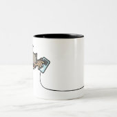 Zombie Dog Fetching Two-Tone Mok (Center)