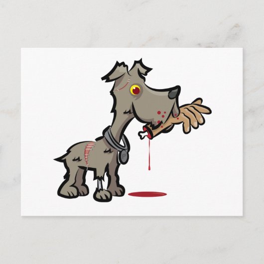 Zombie Dog Illustratie van Daily Undode Briefkaart (Voorkant)