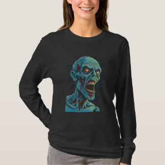 Zombie door Haunted Horror Halloween 6 T-shirt