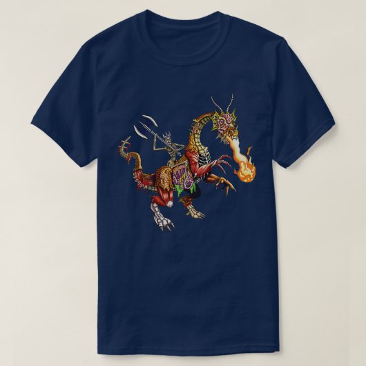 Zombie Dragon Rider Classic TShirt (Design devant)