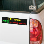 Zombie Driver Bumpersticker (Op Truck)