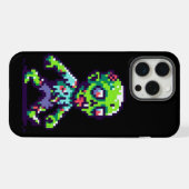 zombie drôle Halloween 8 bits  (Verso Horizontal)