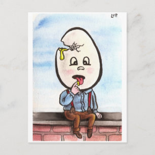Zombie Dumpty Briefkaart