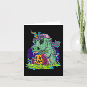 Zombie-Eenhoorn Halloween Kostuum Geest-Mummy Kaart