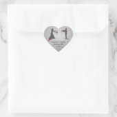 Zombie Enregistrer la date Mariage Stickers (Sac)