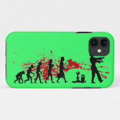 zombie evolutie iphone draagtas Case-Mate iPhone case (Achterkant (horizontaal))