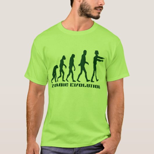 Zombie Evolution T-shirt (Voorkant)