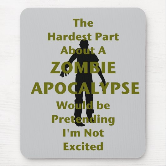 Zombie Excited Muismat (Voorkant)