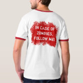 Zombie Expert - Splatter T-shirt (Achterkant)