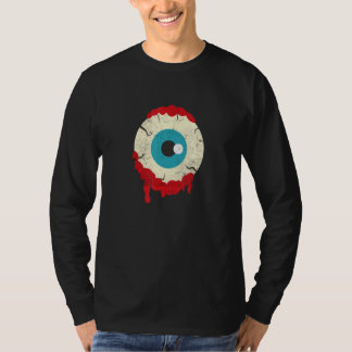 Zombie Eyeball Halloween Party Scary Zombies Famil T-shirt