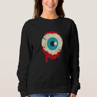 Zombie Eyeball Halloween Party Scary Zombies Famil Trui