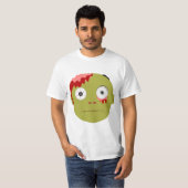 Zombie face expressies t-shirt (Voorkant volledig)