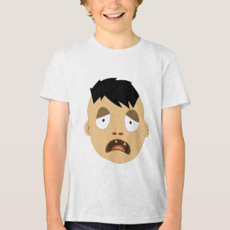 Zombie face expressies Tri-Blend shirt