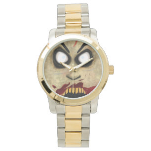 Zombie Face Horloge