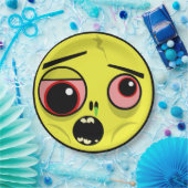 Zombie Face Papieren Bordje (Feest)