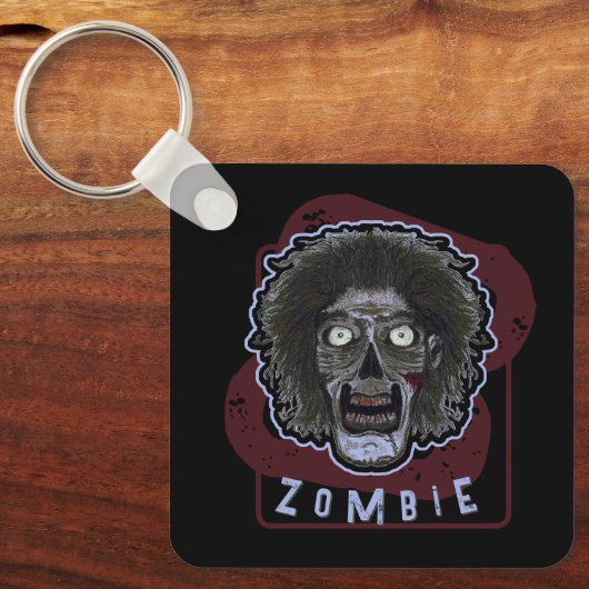 Zombie Face Sleutelhanger (Voorkant)