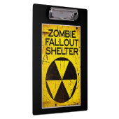 Zombie Fallout Shelter Walking Clipboard Klembord (Rechts)