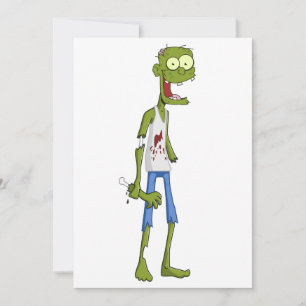 Zombie Feest Uitnodiging – Halloween Kaart