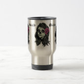 Zombie Femme nom personnalisé tasses (Centre)
