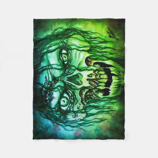 Zombie Fleece Deken (Voorkant)