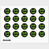 Zombie Freak # 9 Ronde Sticker (Vel)