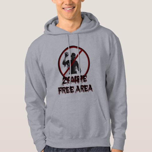 Zombie Free Hoodie (Voorkant)