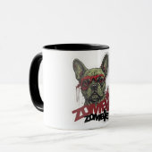 Zombie Frenchie Mok (Voorkant links)