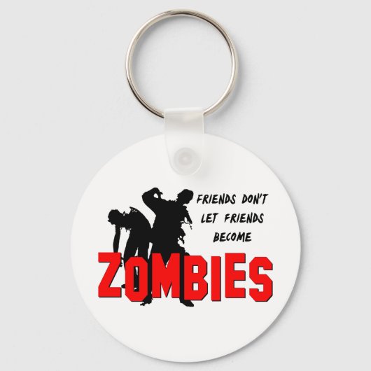 Zombie Friends Sleutelhanger (Voorkant)