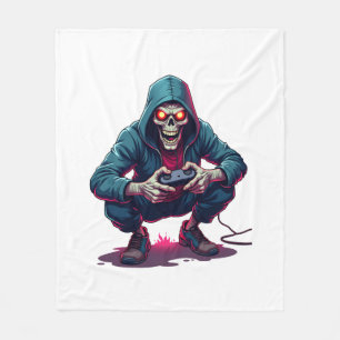Zombie Gamer - Grappig Halloween Gaming Shirt Fleece Deken