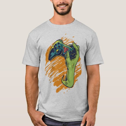 Zombie Gamer T-shirt (Voorkant)