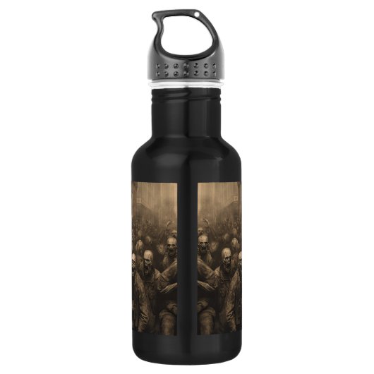 Zombie Gear - "ZOMBIE RIOT" Waterfles (Achterkant)