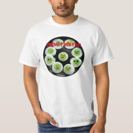 Zombie gebakken eieren t-shirt