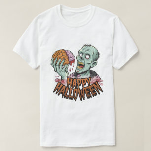 Zombie: Gelukkig Halloween T-shirt