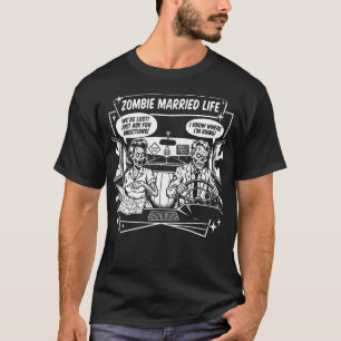 Zombie Getrouwd Leven Wegreis T-shirt