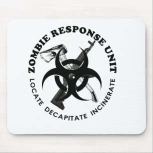 Zombie Gift Response Team Gifts Customize Muismat
