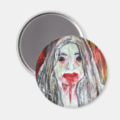 Zombie Girl Magnet (Recto/Verso)