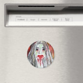 Zombie Girl Magnet (In Situ (Lave-vaisselle))