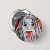Zombie Girl Pin Button (Voorkant /achterkant)