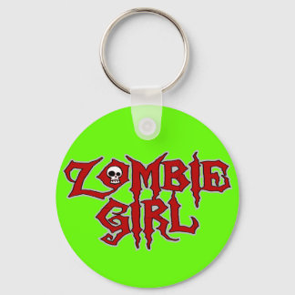 Zombie Girl Sleutelhanger