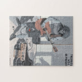 Zombie Gitaar Muzikant Medium Jigsaw Puzzel (Horizontaal)